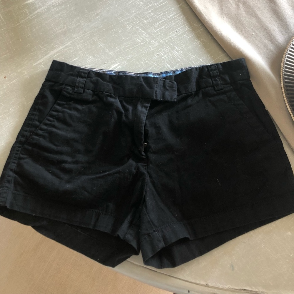 J crew classic black short size 0